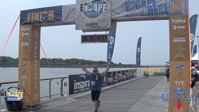 Crossing the finish line
